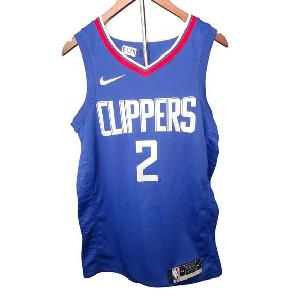 Nike Men's LA Clippers Kawhi Leonard Jersey - Royal Blue Size Medium - Picture 1 of 6